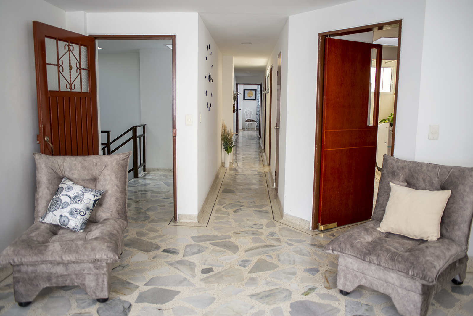 Interior entrance and hallway